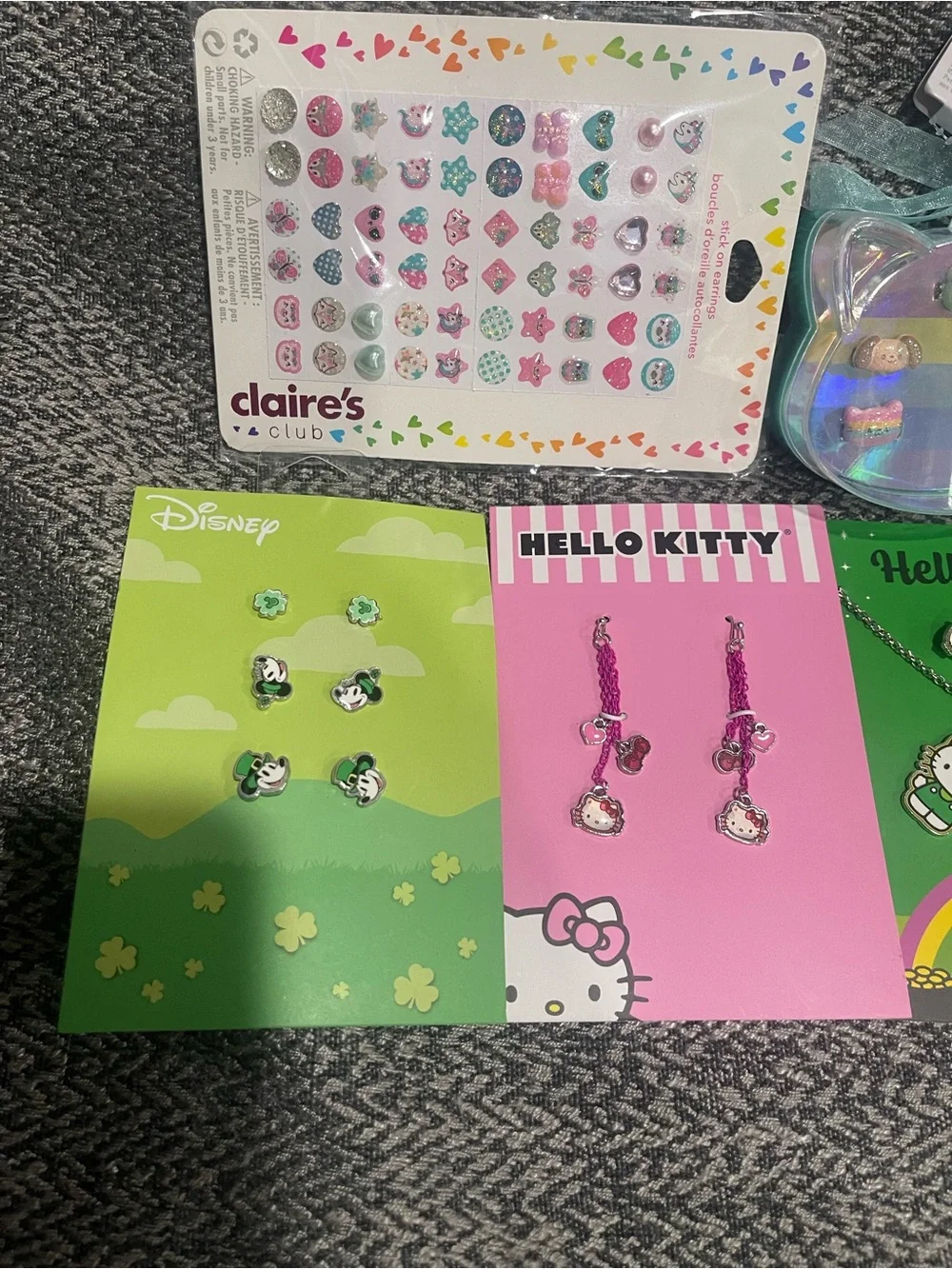 Hello Kitty Kids Jewelry and Accessories Set - Pink, Green, Red, Multicolor